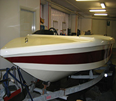 rivestimento barche in pelle, riparazioni imbottitura